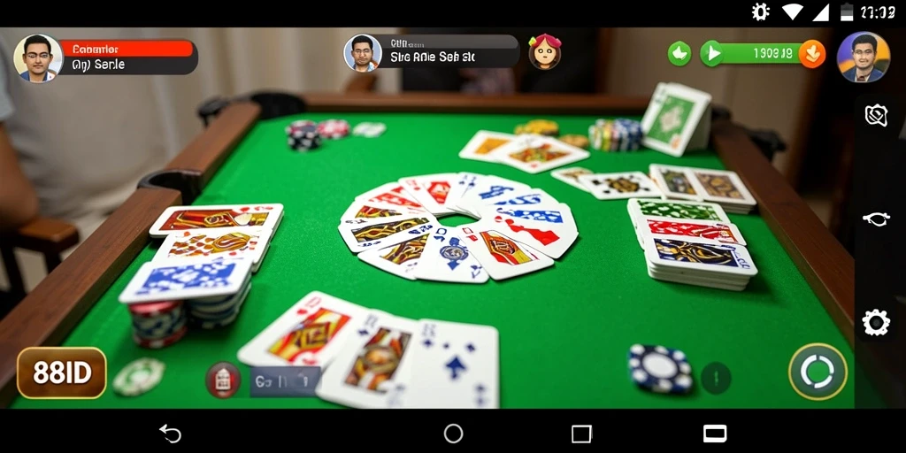 Screenshot gameplay Gaple yang seru di 88ID.
