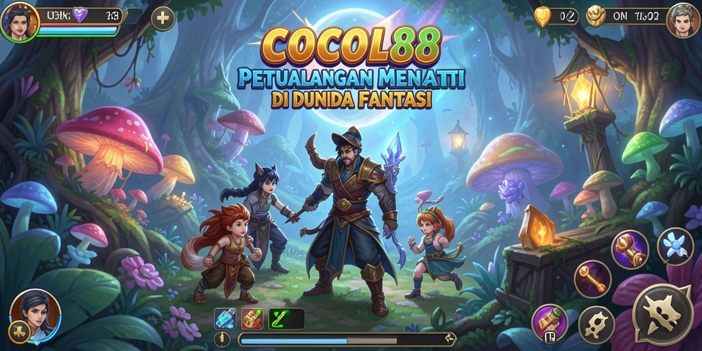 Gameplay seru di dunia petualangan fantasi COCOL88.