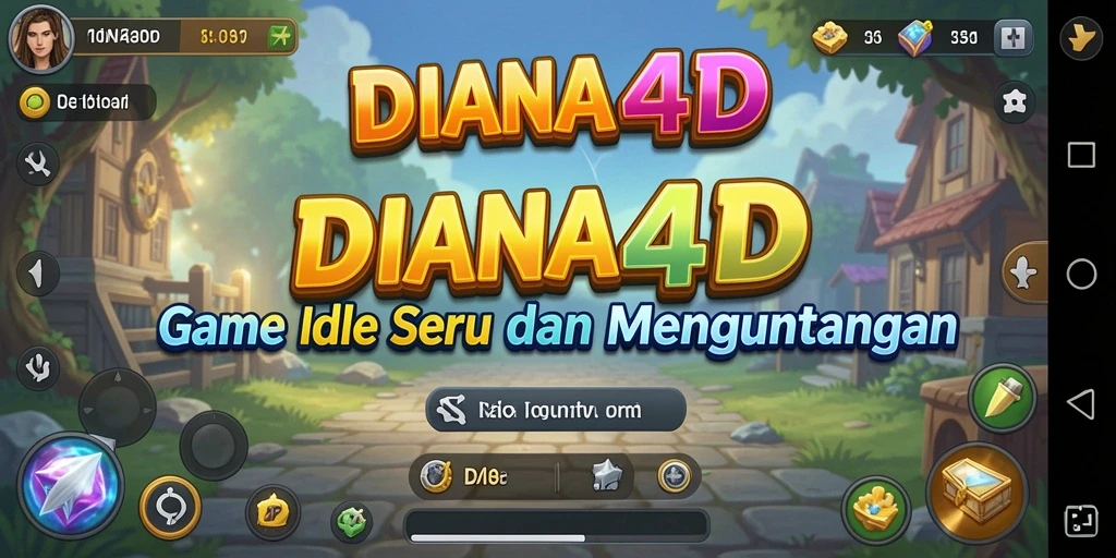 Tampilan gameplay <strong>DIANA4D</strong> yang menarik dan penuh warna.