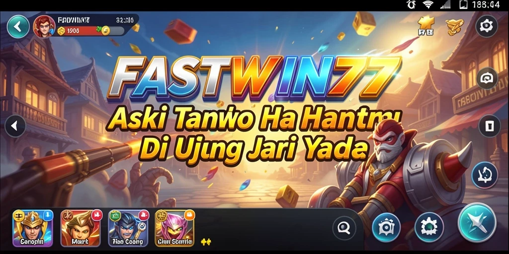 Tangkapan layar menunjukkan aksi seru dalam permainan FASTWIN77.