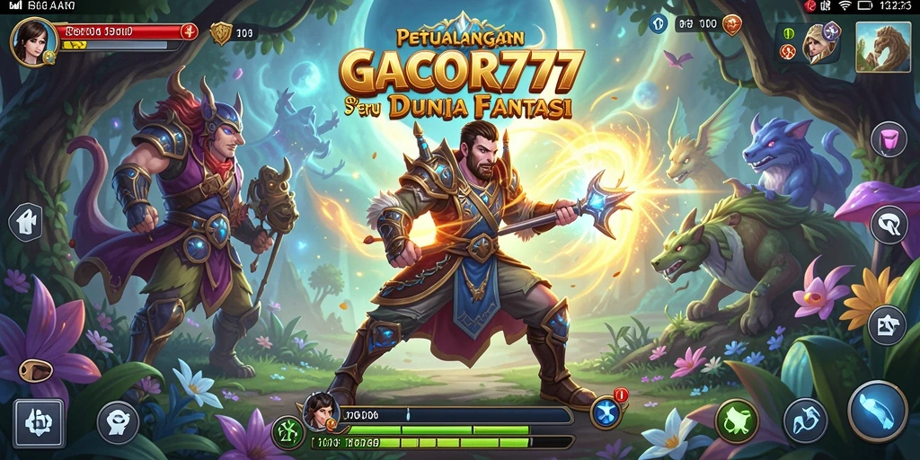 Tampilan gameplay seru dalam dunia petualangan GACOR777.