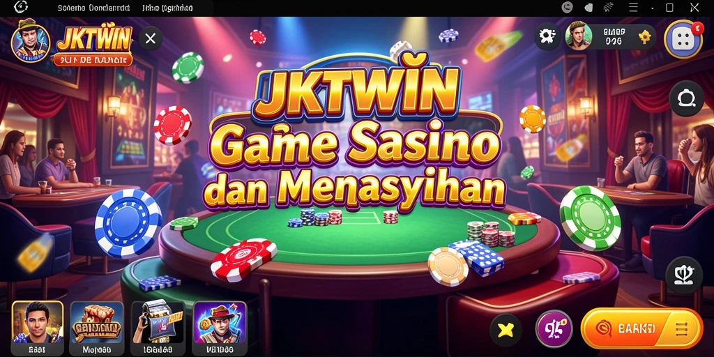 Tampilan screenshot JKTWIN menampilkan gameplay Kasino yang mengasyikkan.
