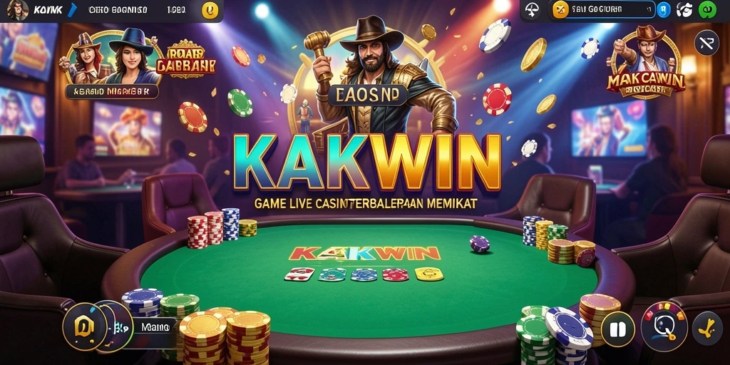 Gameplay Live Casino KAKWIN yang memukau dengan dealer profesional.