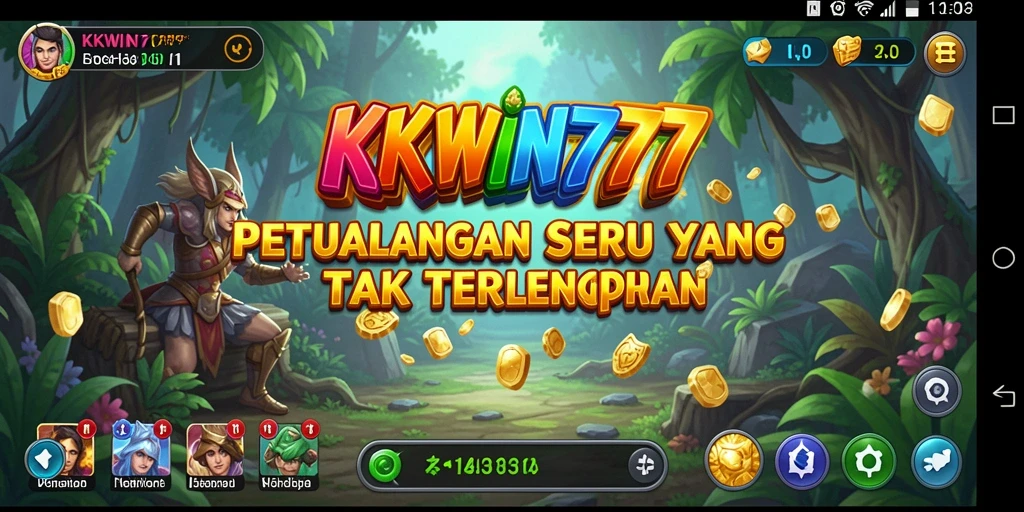 Screenshot tampilan gameplay KKWIN777 dengan elemen petualangan yang menarik.