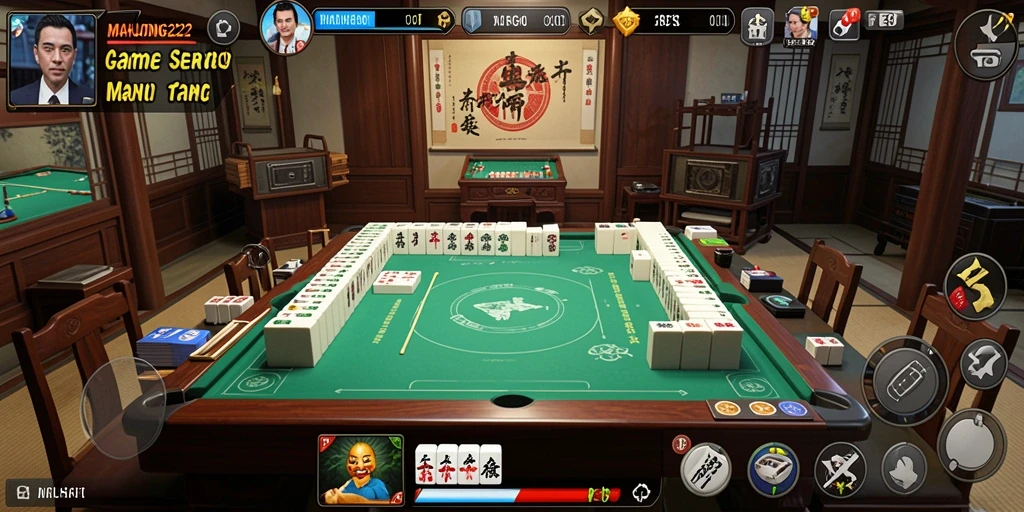 Tampilan gameplay MAHJONG222 yang menegangkan dan interaktif.