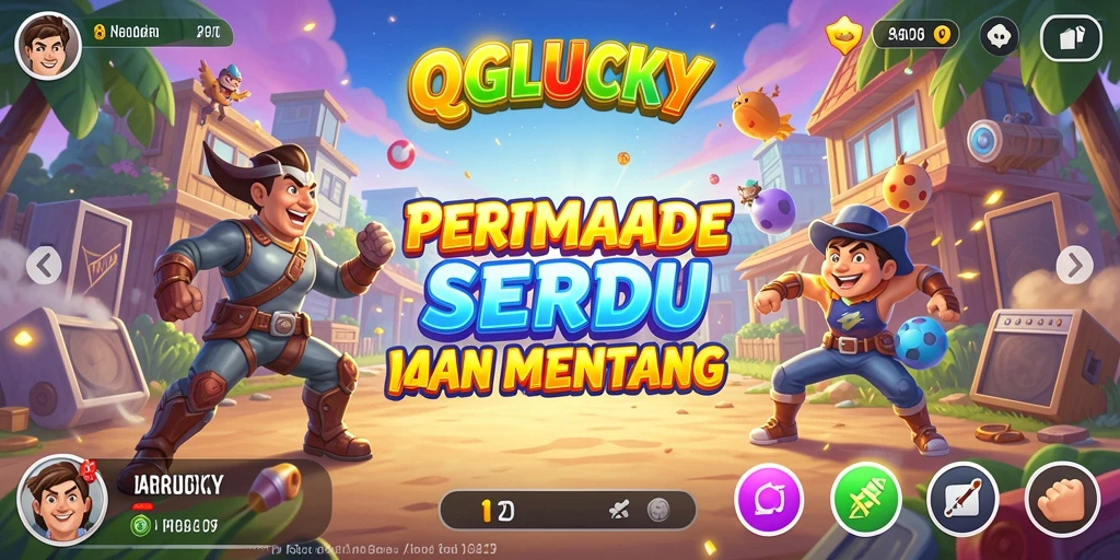 Gameplay QGLUCKY yang menampilkan tantangan seru dan grafis memikat.
