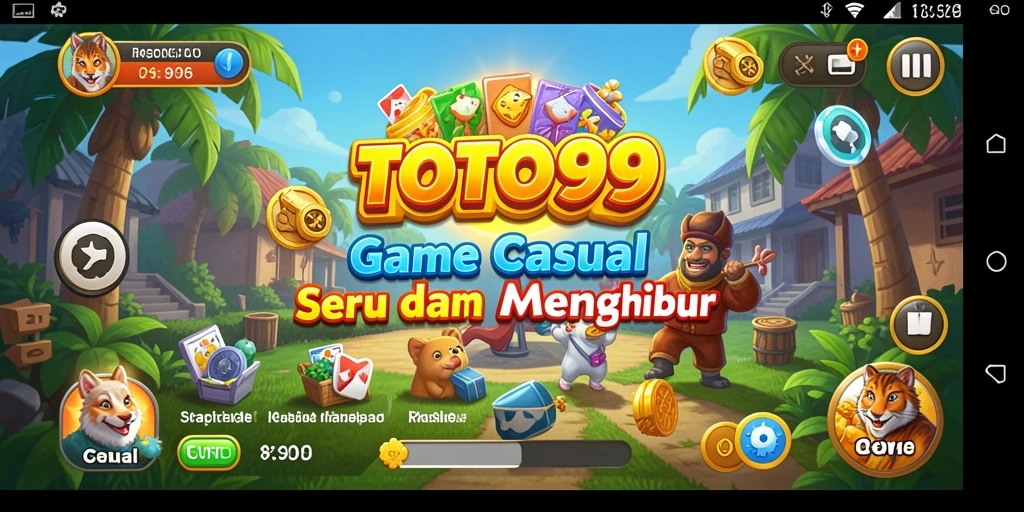 Tampilan gameplay TOTO99 yang mengasyikkan dan penuh warna.