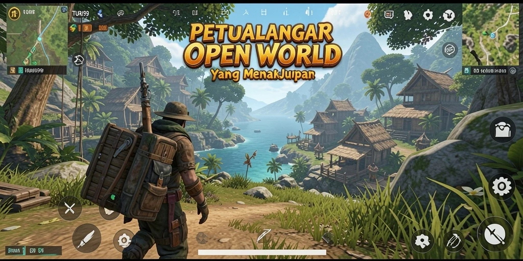 Beragam aksi dan petualangan dalam gameplay Open World TURU99.