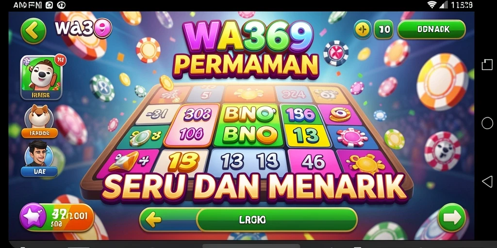 Tampilan screenshot WA369 menampilkan gameplay Bingo yang seru dan interaktif.